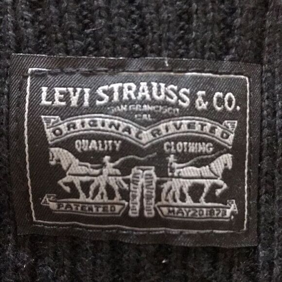 NEW Levi’s Black Beanie  - Picture 3 of 5